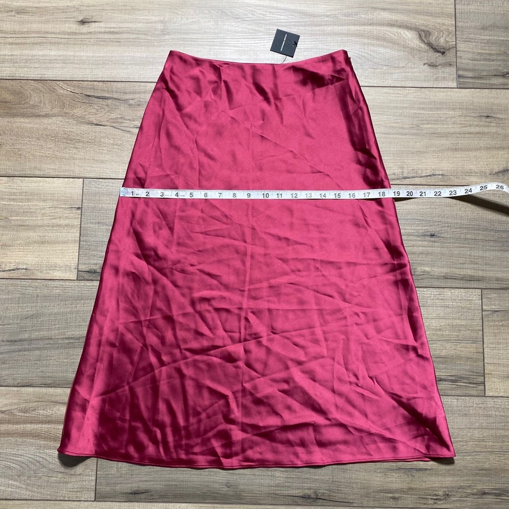 Club Monaco Women's Trycia 90s Inspired Slip Skirt Size‎ 0 Pink - Picture 3 of 14
